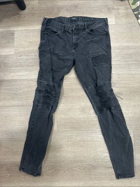 PacSun Men's Black Skinny Ripped Jeans